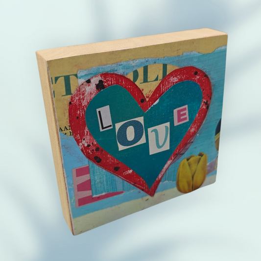 Houten Kunstblokje - nr. 02