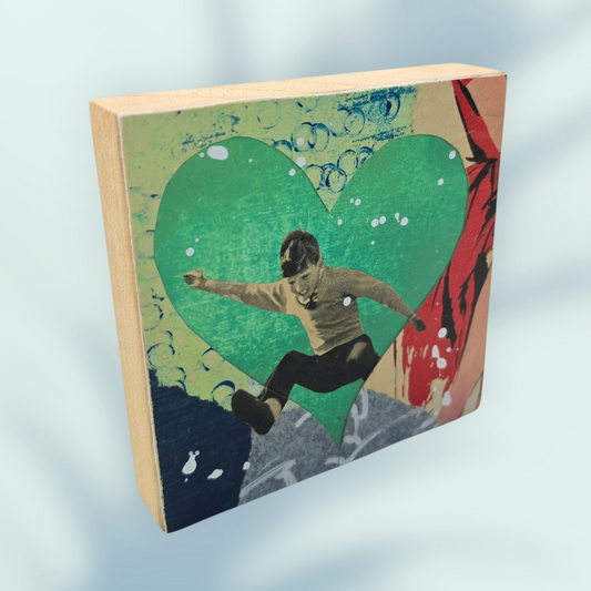 Houten Kunstblokje - nr. 01