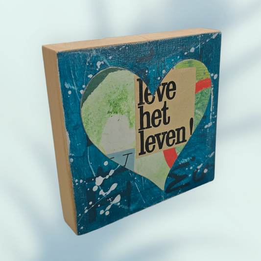 Houten Kunstblokje - nr. 04