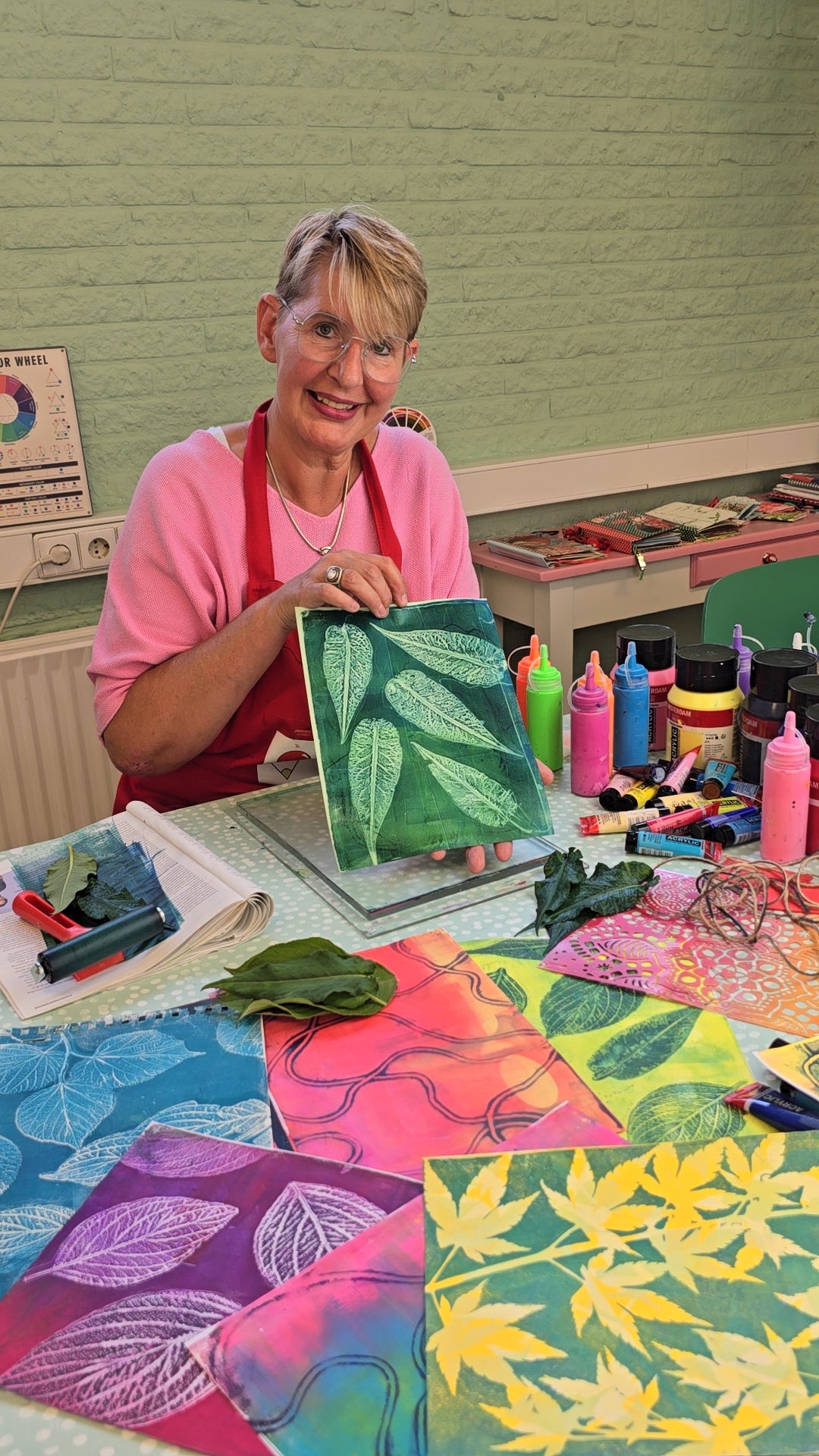 Zaterdag 18 oktober 2025 - Botanische Gelprint Workshop VOL