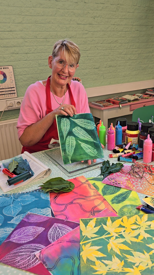 Zaterdag 18 oktober 2025 - Botanische Gelprint Workshop VOL