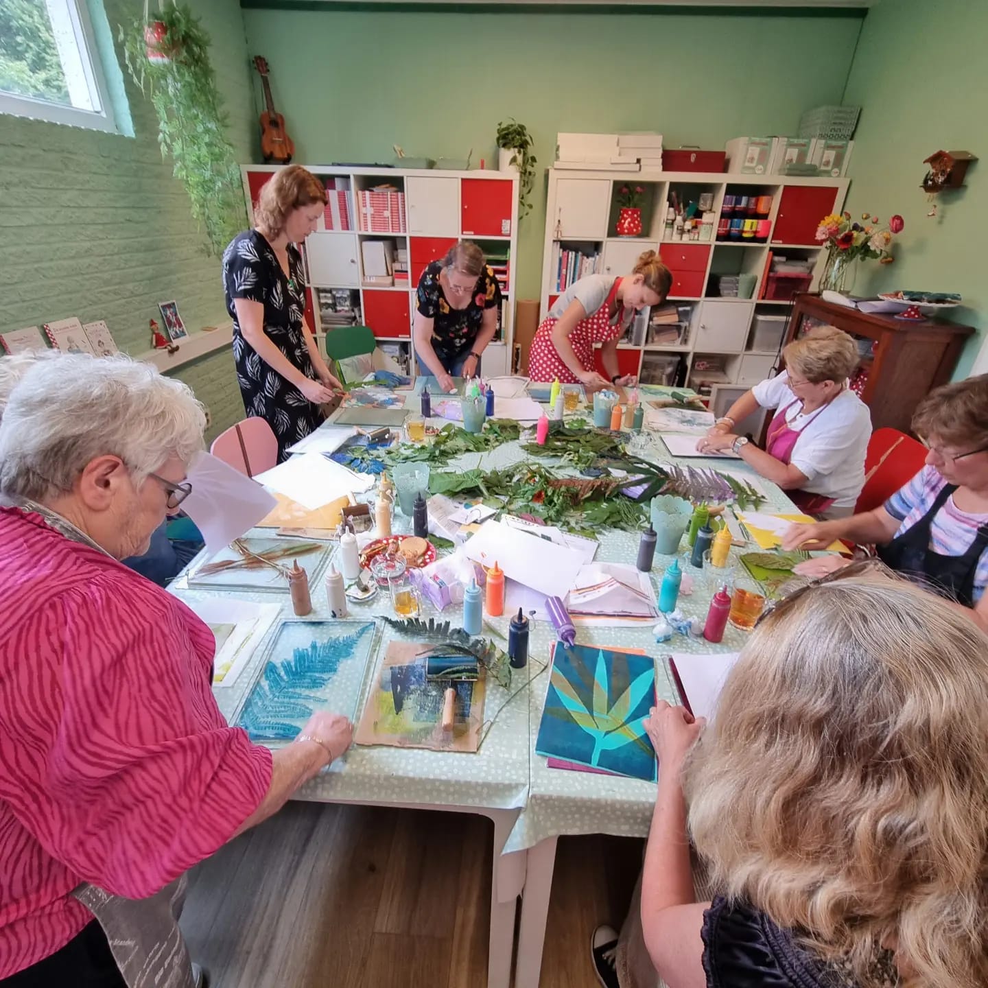 Zaterdag 18 oktober 2025 - Botanische Gelprint Workshop VOL